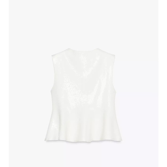 NWT ZARA 2025 collection SEQUIN KNIT PEPLUM TOP SIZE S 
🚨FIRM PRICE - Picture 12 of 16